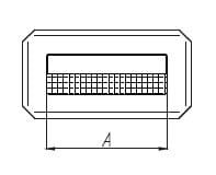 Czerpnia powietrza płaska ocynkowana 90x200