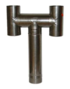 Deflektor typu H nierdzewny fi110