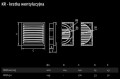 Kratka wentylacyjna KR fi100/125 biała