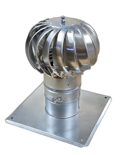 Turboflex MAX fi100 aluminiowy z płytą dachową otwierany