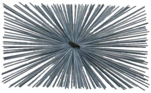 Szczotka kominiarska 150 x 300mm prostokątna