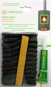 HERMETIC Zestaw naprawczy do kominka   4mm 2,45m