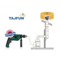 TAJFUN Obrotowy zestaw do czyszczenia komina od dołu 6m