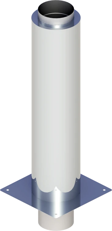 Jeremias Izolowane przedłużenie komina dymowego fi130 L=850mm DW-ECO-304 0,8mm