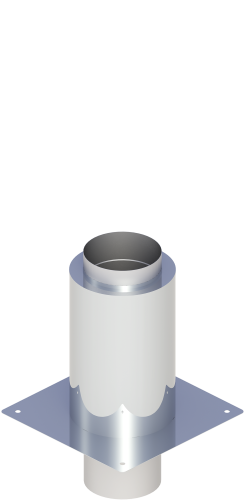 Jeremias Izolowane przedłużenie komina dymowego fi180 L=350mm DW-ECO-304 0,8mm