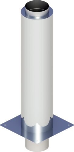 Jeremias Izolowane przedłużenie komina dymowego fi180 L=850mm DW-ECO-304 0,8mm