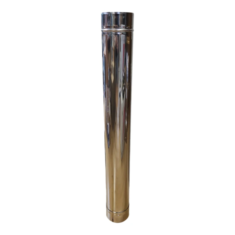 Rura TURBO izolowana nierdzewna 80/125 1m