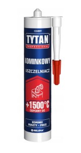 TYTAN Uszczelniacz kominkowy czarny 280ml