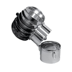 Turbowent Nasada Nierdzewna na rurze otwieranej fi300