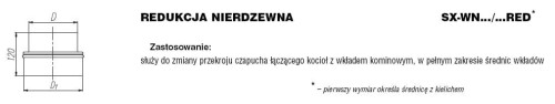 Redukcja nierdzewna NTP fi125/...