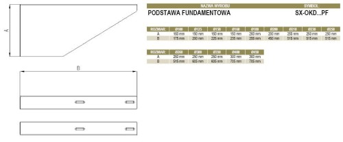 Podstawa fundamentowa fi400