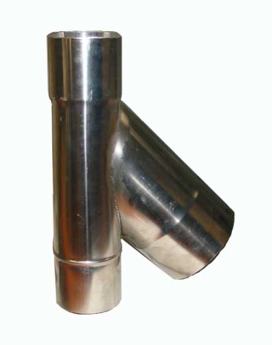 Trójnik owalny 45 stopni 120x215
