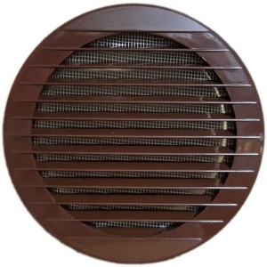 Kratka okrągła KRO fi125 brązowa