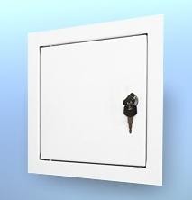 Drzwiczki rewizyjne metalowe MAGNAT 250x300 nierdzewne z zamkiem magnetycznym