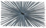 Szczotka kominiarska 140 x 240mm prostokątna