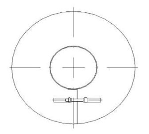 Osłona (kołnierz przeciwdeszczowy) fi125