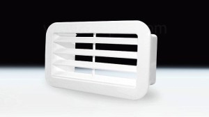 Kratka prostokątna zewnętrzna KZP 220/55 biała