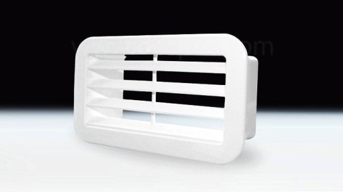 Kratka prostokątna zewnętrzna KZP 220/55 biała