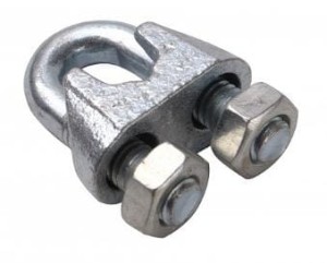 Zacisk do liny fi 14 ocynk