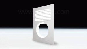 Kratka wentylacyjna D/14 OW z okrągłym otworem fi125