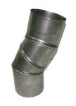 Kolano nastawne nierdzewne  fi200