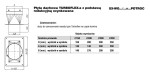 Turboflex Płyta dachowa fi200 z podstawą redukcyjną 140x270 ocynkowana