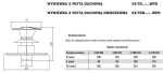 Wywiewka dwuścienna z płytą dachową fi100/150 Nierdzewna