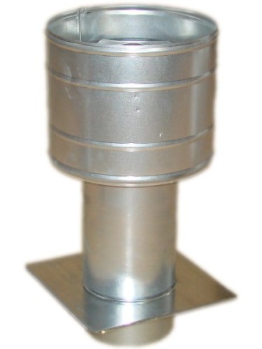 Deflektor cylindryczny fi 80 ocynk zpłytą dachową