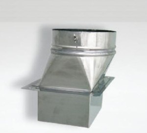 Turboflex SLIM Podstawna redukcyjna z odsadzką ocynkowana TYP 1