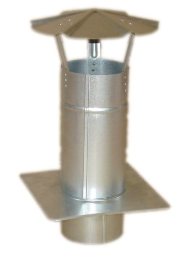 Deflektor daszek fi 100 ocynk zpłytą dachową