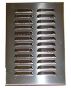 Kratka metalowa ścienna na zewnątrz D/AK 14x21 nierdzewna