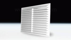 Kratka wentylacyjna prostokątna D/W 220/120 biała