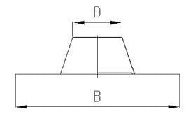 Przepust dachowy 0 stopni z kołnierzem fi350