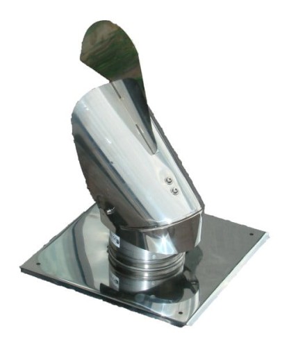 Rotoflex fi150 z płytą dachową otwierany płetwa