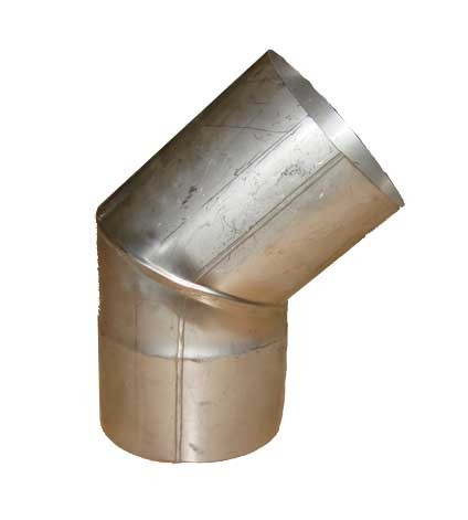 Kolano stałe żaroodporne MAX 15-45 stopni fi250