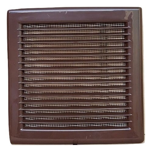 Kratka wentylacyjna kwadratowa DL/RW 165/165 brązowa