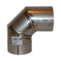 Kolano stałe nierdzewne 90 stopni fi130