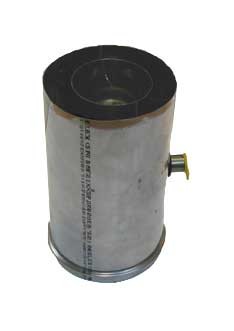 Odskraplacz dwuścienny fi80/125 Nierdzewny