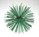 Szczotka kominiarska plastikowa fi130