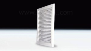 Kratka wentylacyjna prostokątna DL/RW 90/240 biała