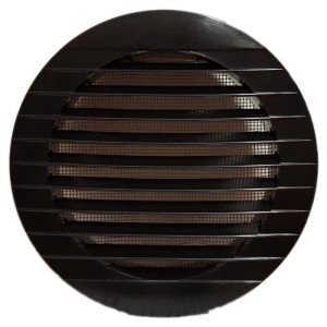 Kratka okrągła KRO fi125 czarna