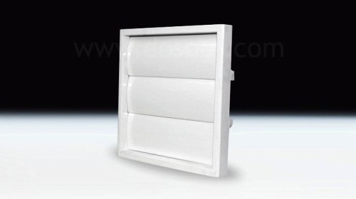 Kratka wentylacyjna z żaluzją KRŻ fi100/125 biała