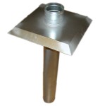 Podstawa dachowa wentylacyjna ocynkowana fi150