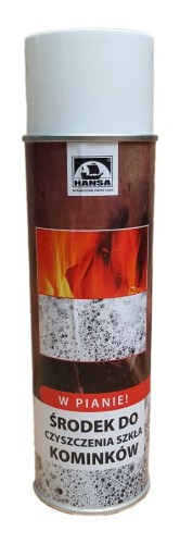 HANSA Środek do czyszczenia szkła kominków 500ml w pianie!