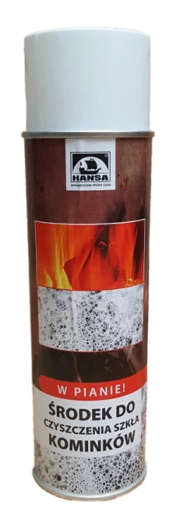 HANSA Środek do czyszczenia szkła kominków 500ml w pianie!