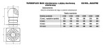 Turboflex MAX fi250 nierdzewny z płytą dachową otwierany