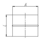Złączka wewnętrzna ocynkowana 50x150