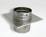 Turboflex Płyta dachowa fi130 z podstawą nyplową ocynkowana