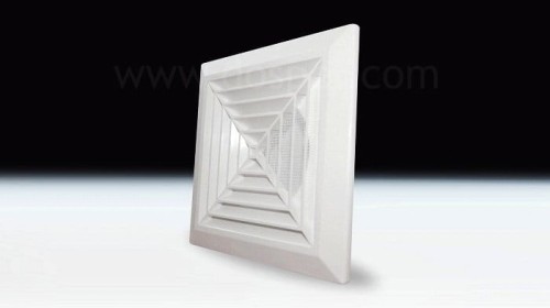 Kratka wentylacyjna sufitowa KKS 135/135 biała