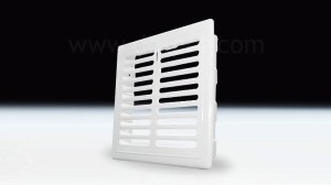 Kratka wentylacyjna wywiewna D/TK 140/210 brązowa